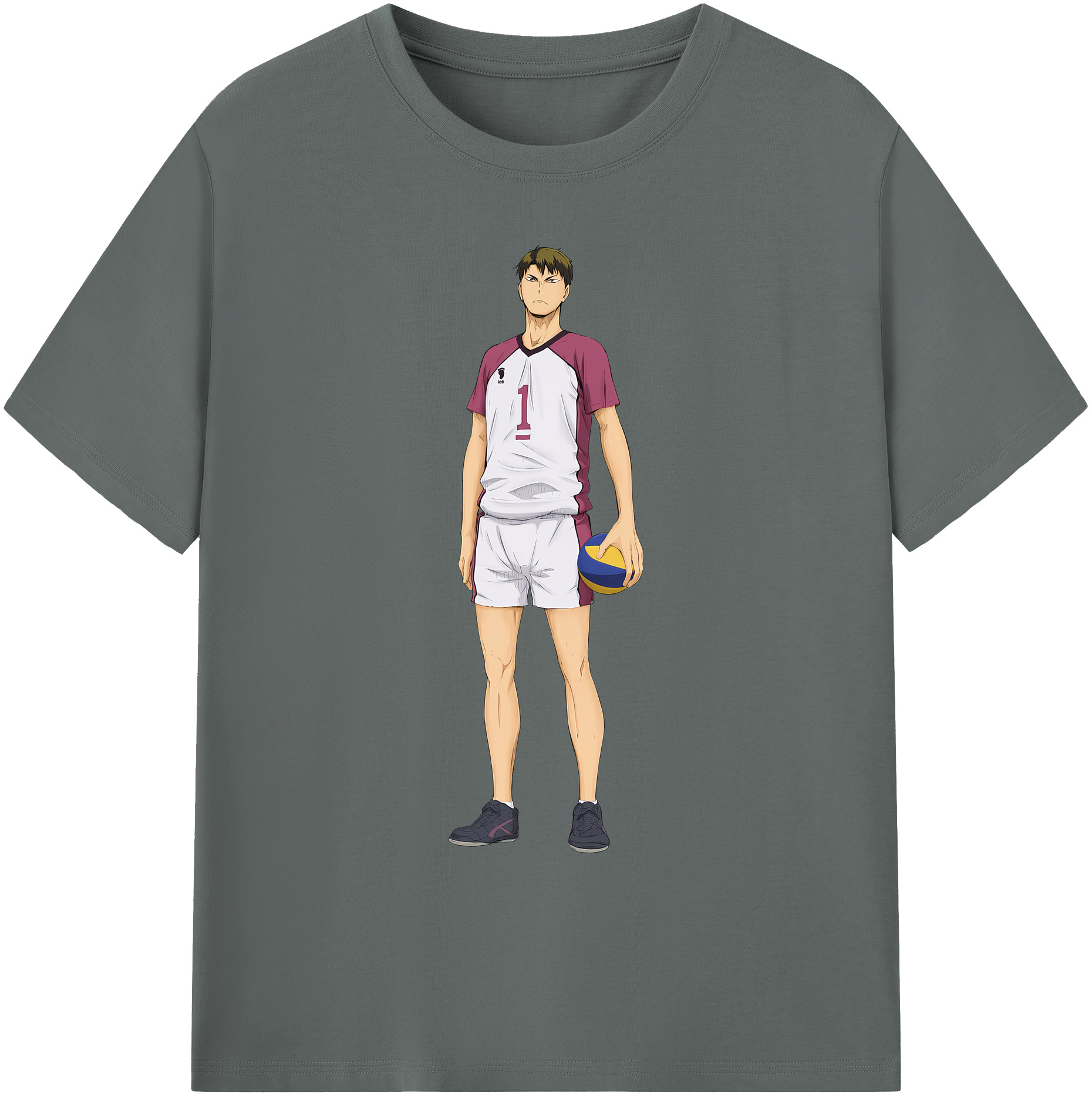 （画像用） ハイキュー!! Haikyu!! 綿100％ メンズ半袖Tシャツ｜肌触りやわらか＆通気性